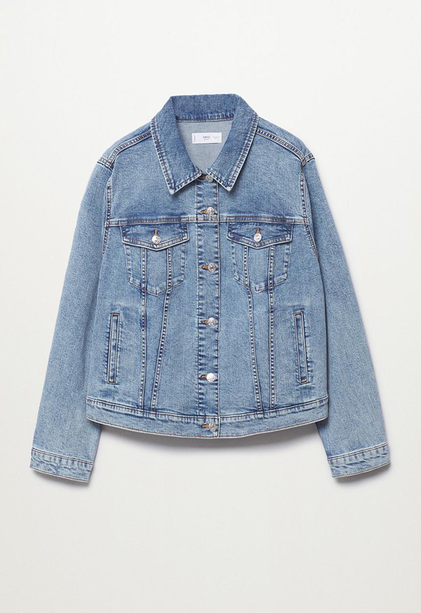 MANGO - Plus jacket vicky - open blue