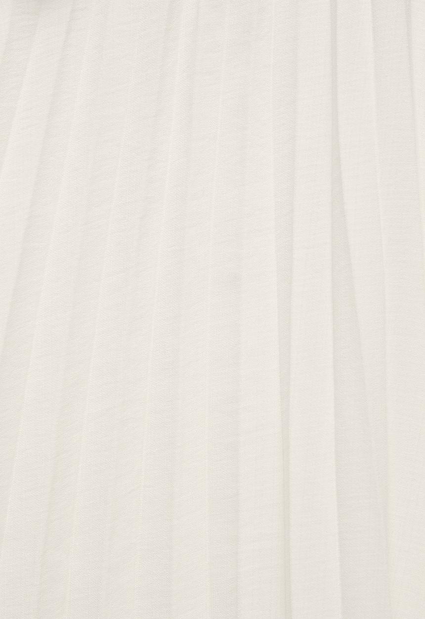 MILLA - Pleated halter blouse - white 