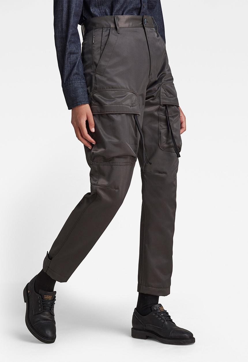 G-STAR - Boyfriend tapered 3d pocket pant - cloack