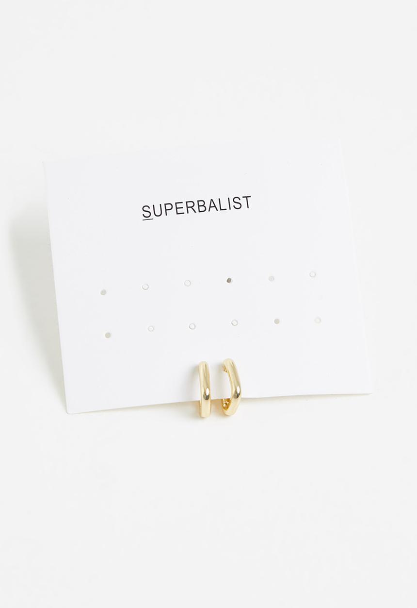 Superbalist - Liza hoop earrings - gold