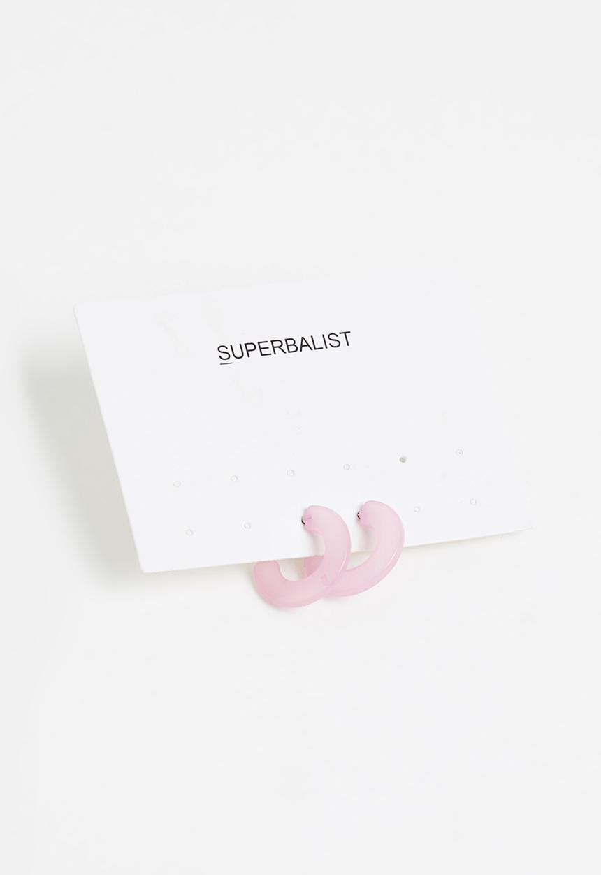 Superbalist - Grace hoop earrings - purple