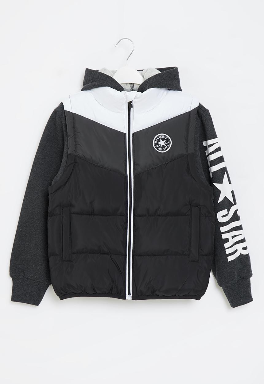 Converse - Cnvb allstar 2fer puff vest jk  - black