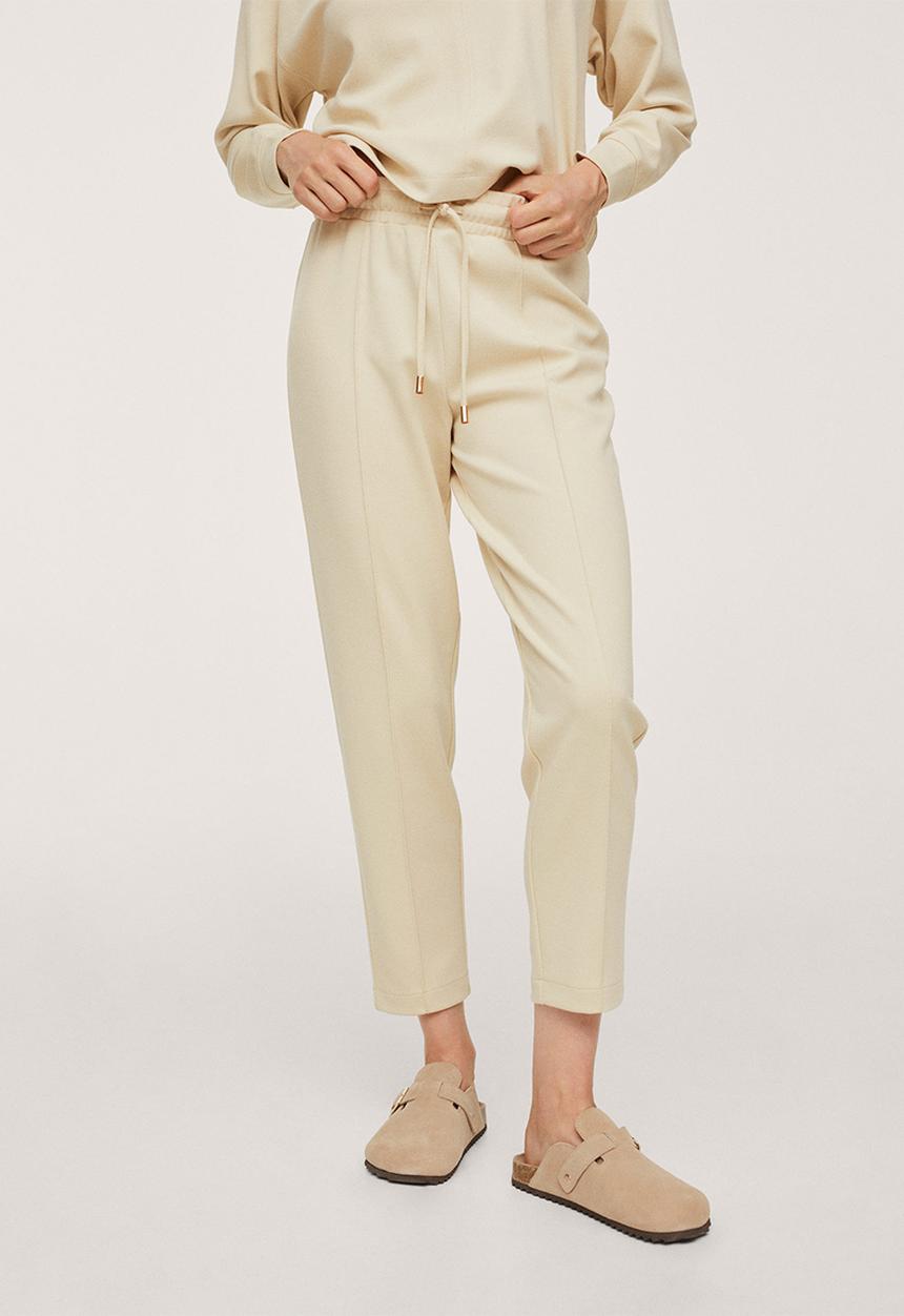 MANGO - Trousers amelie - light beige
