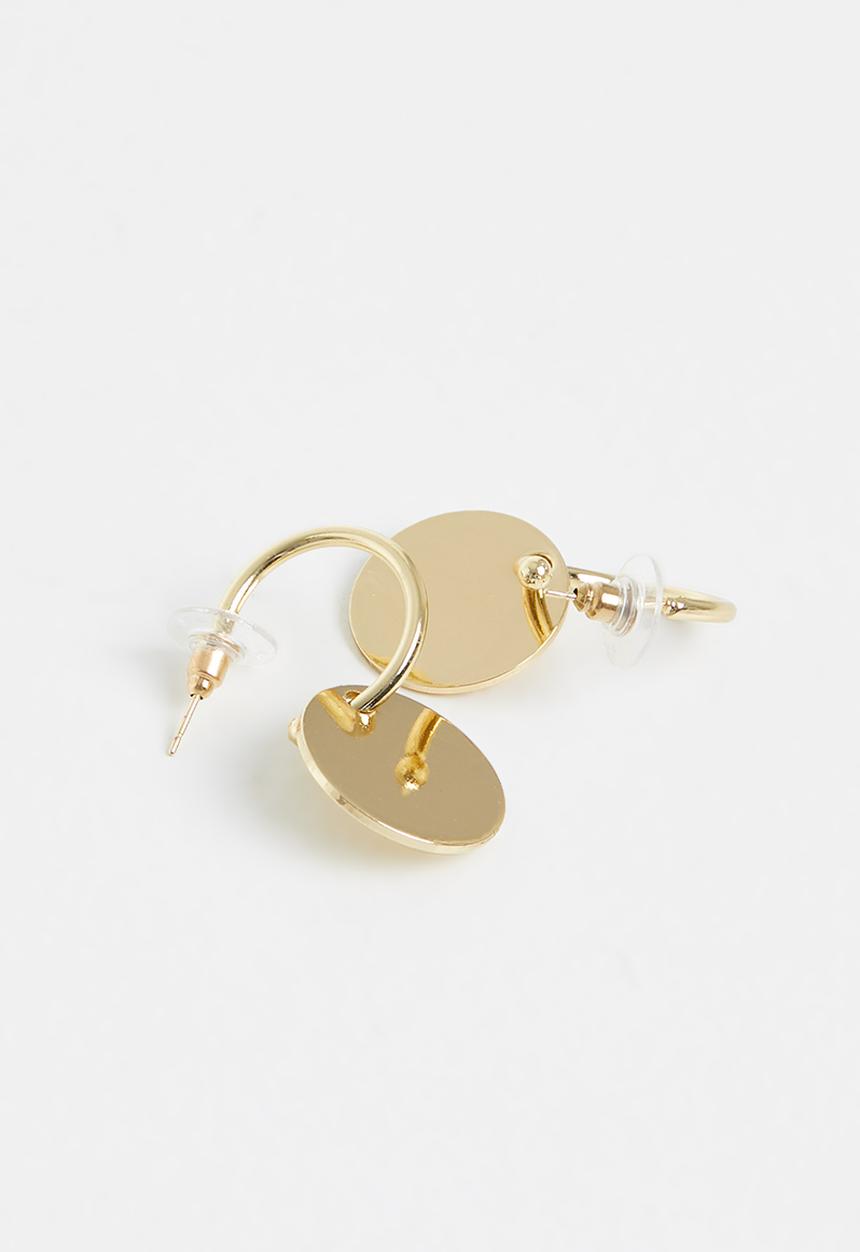Superbalist - Nora hoop earrings - gold