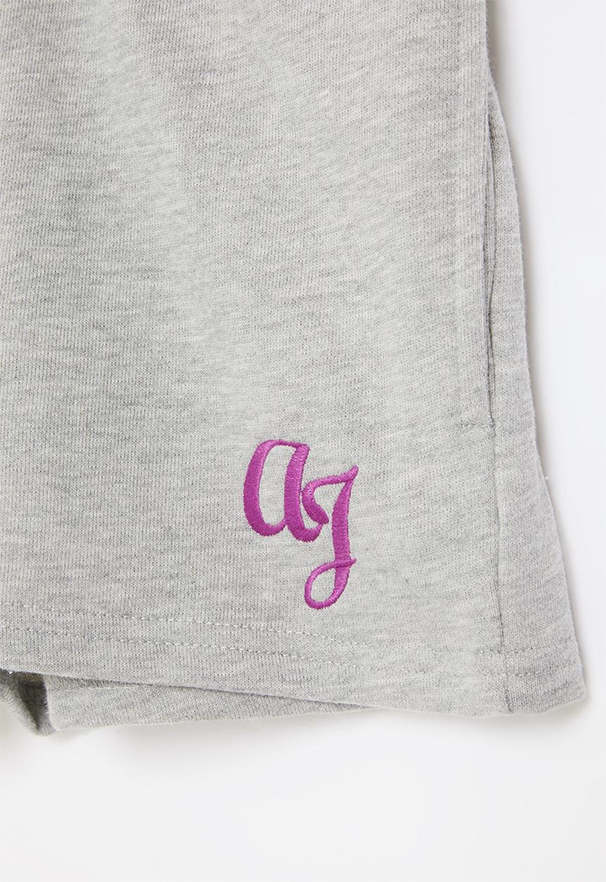 Aca Joe - Girls aca joe unbrushed fleece shorts - grey mel