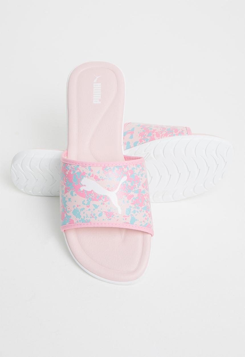 PUMA - Streetcat sprinkle slide jr zadp - lotus-peony-eggshell blue