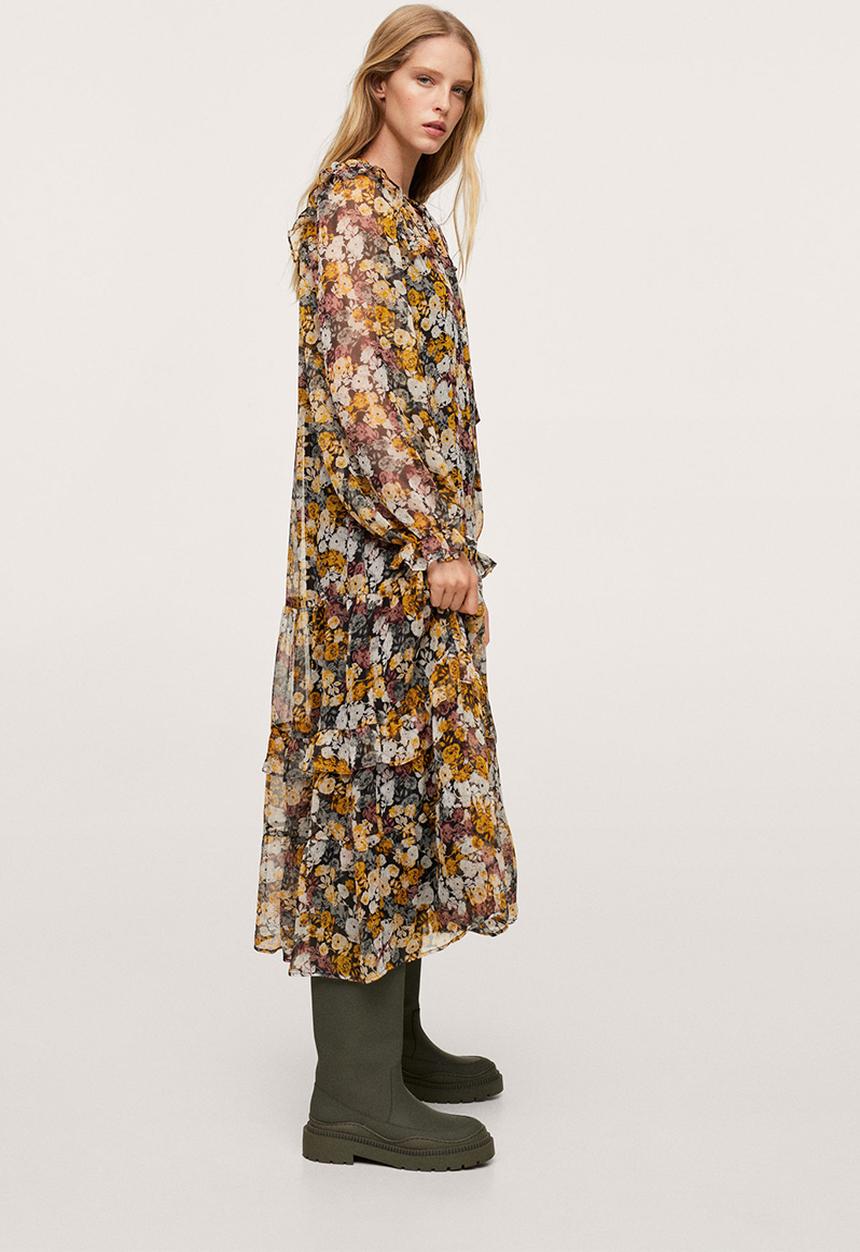 MANGO - Dress juliet - yellow