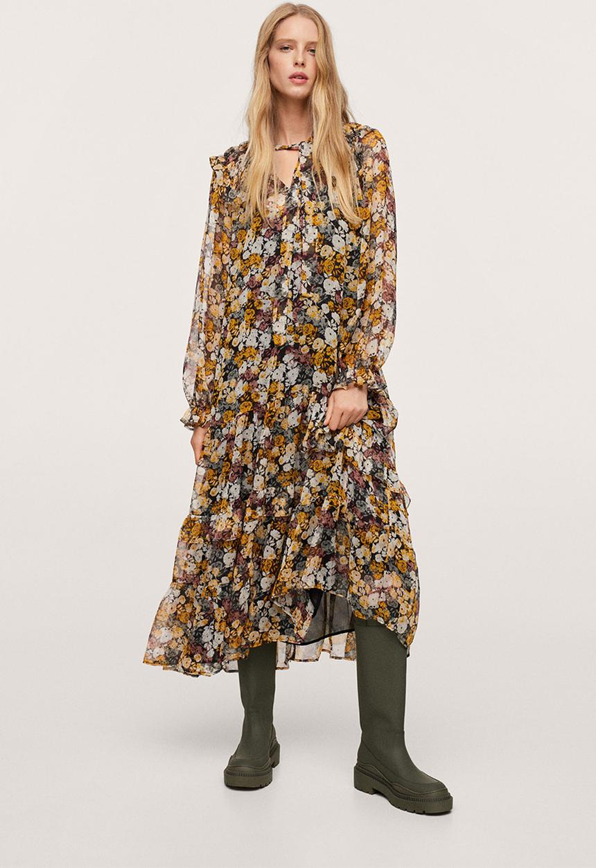 MANGO - Dress juliet - yellow