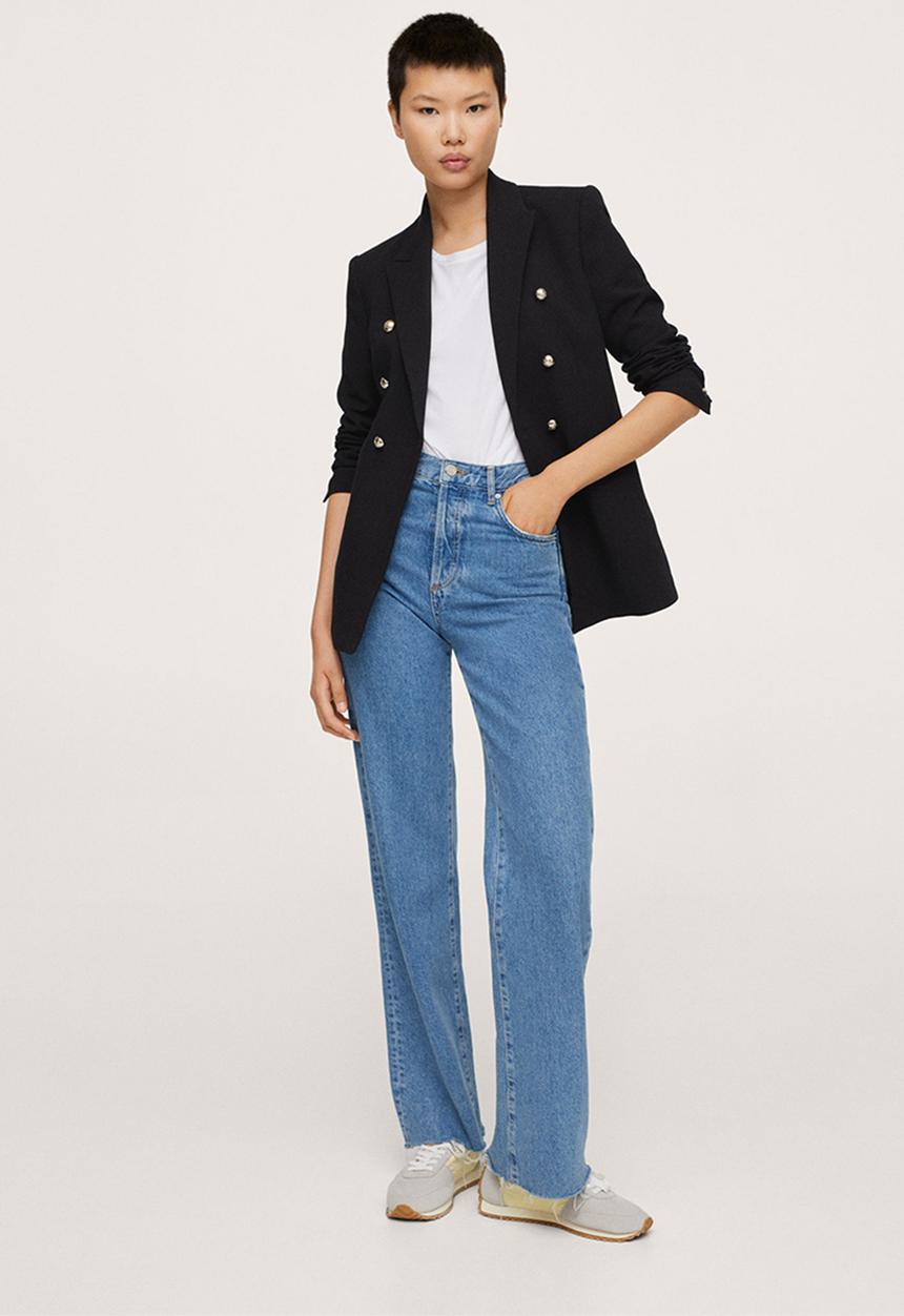MANGO - Blazer olivia - black
