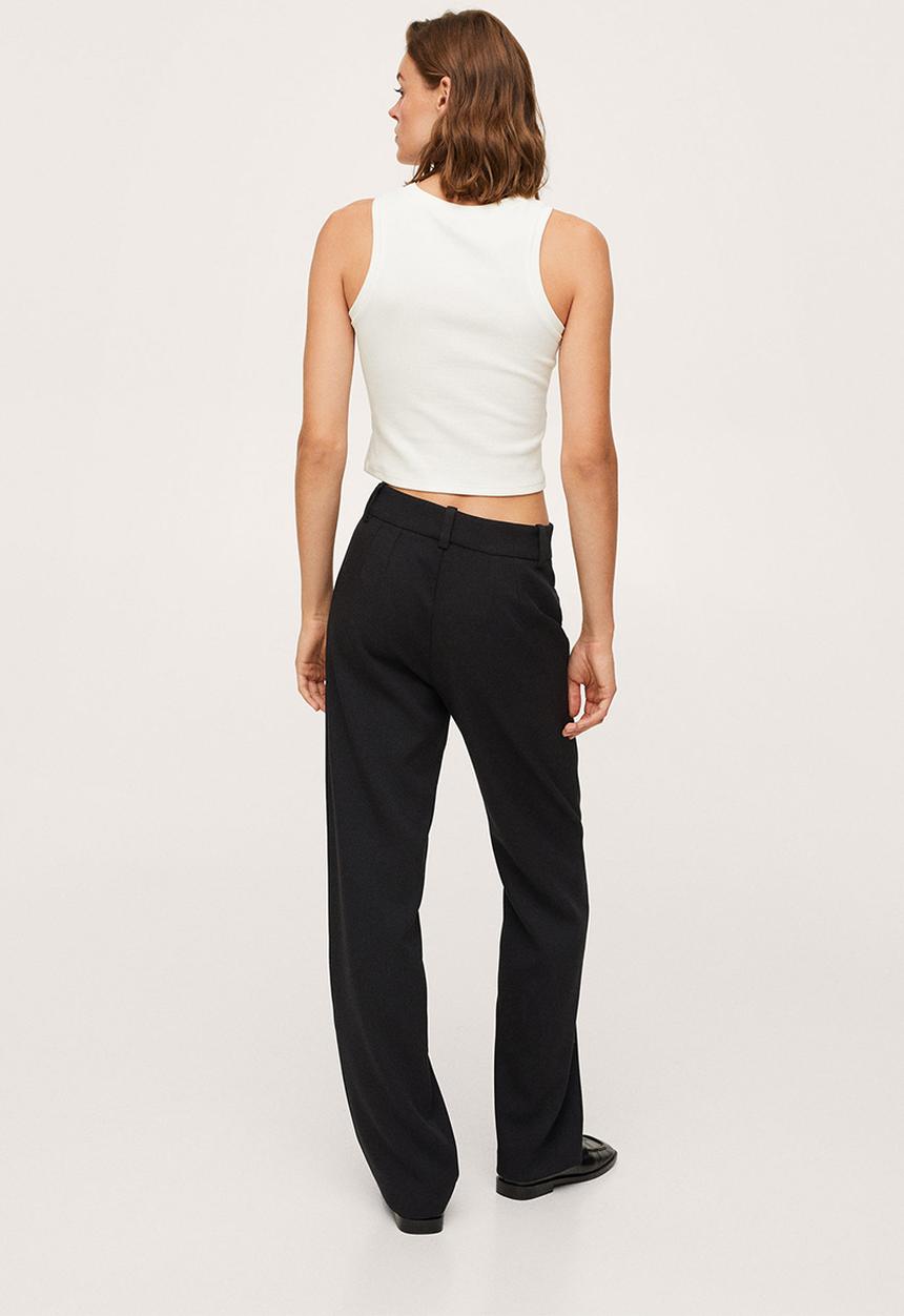 MANGO - Trousers larios - black