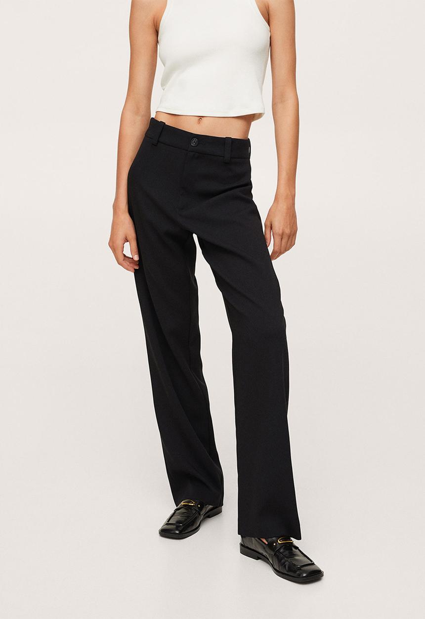 MANGO - Trousers larios - black