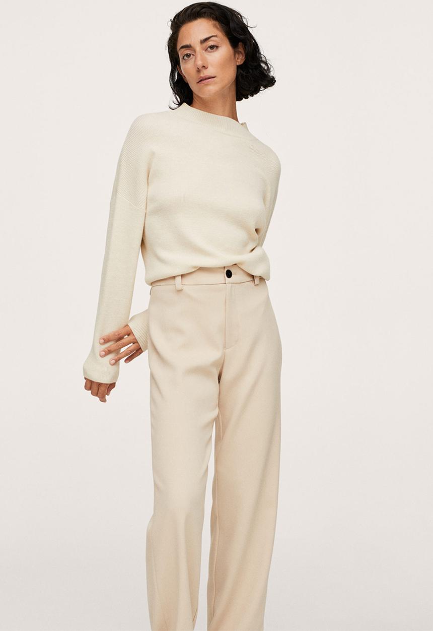 MANGO - Trousers larios - light beige