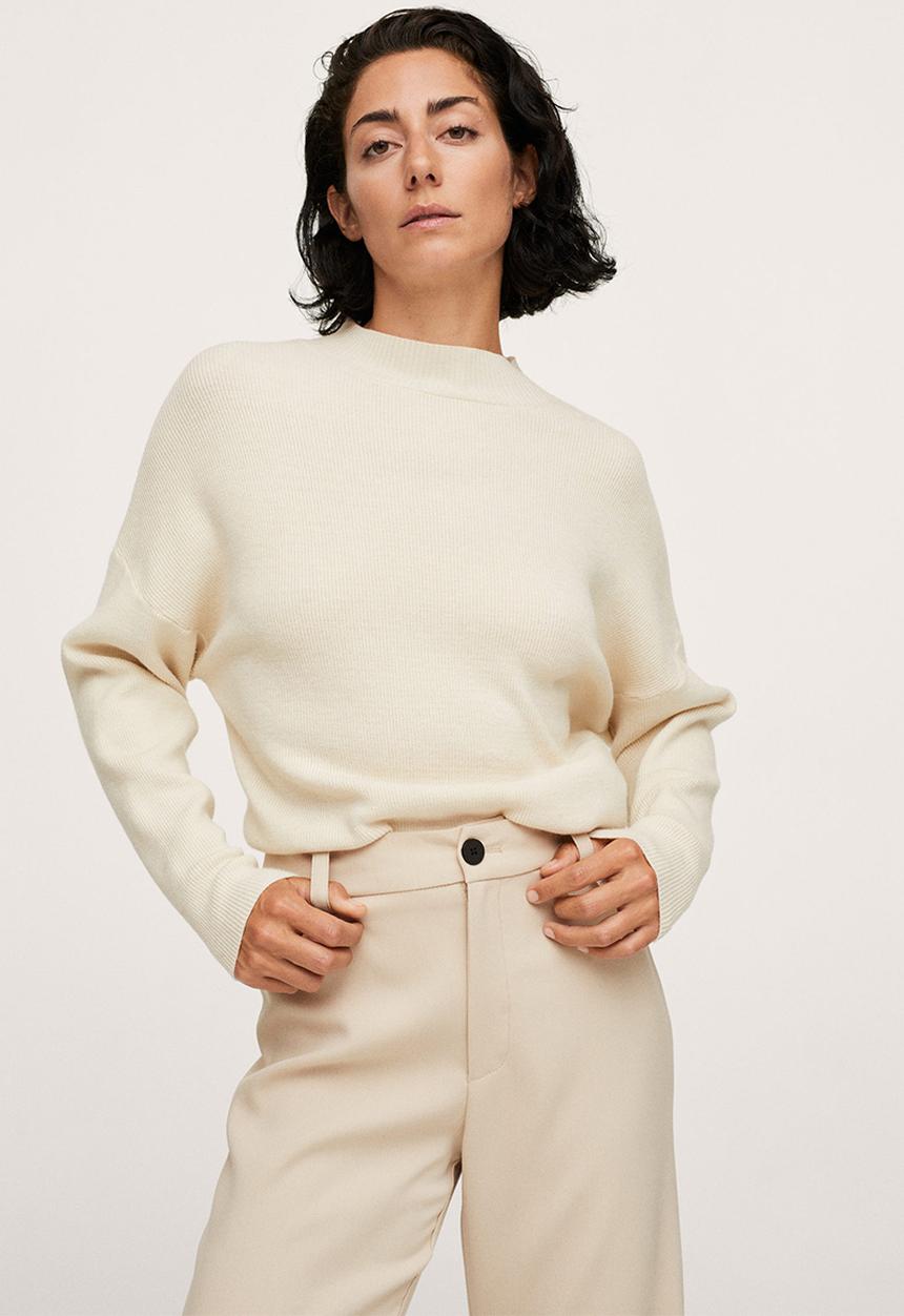 MANGO - Trousers larios - light beige