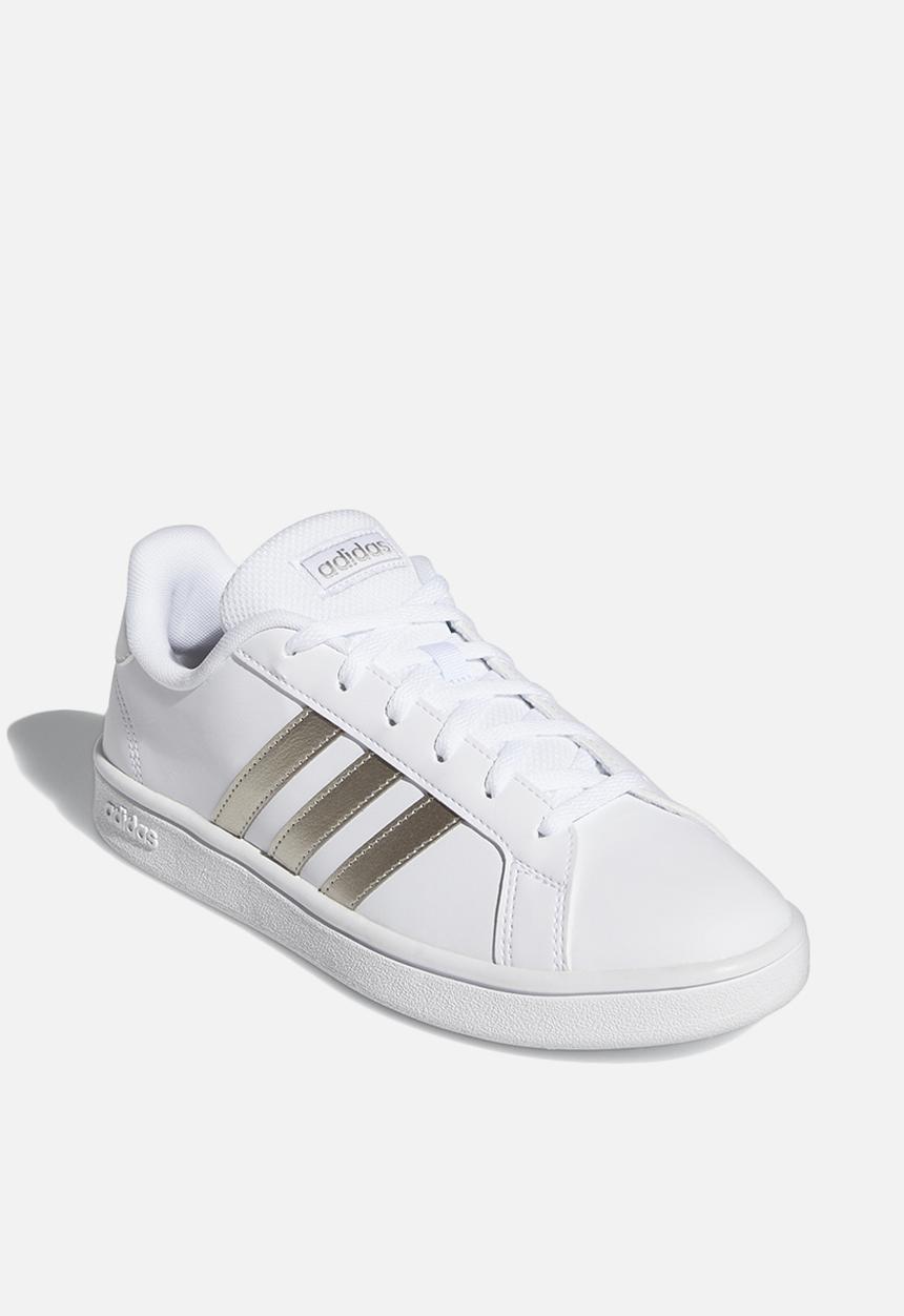 adidas Originals - Grand court base - ftwwht/plamet/ftwwht