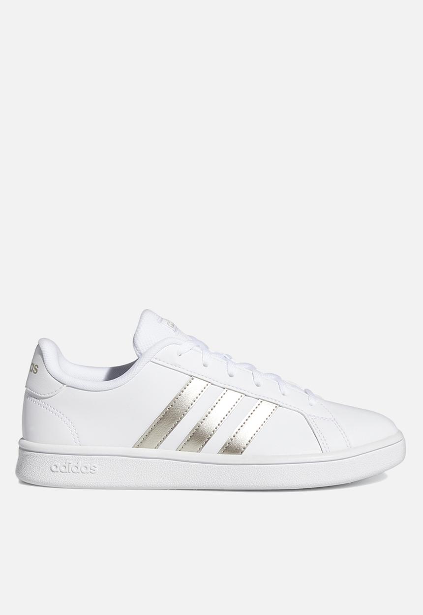 adidas Originals - Grand court base - ftwwht/plamet/ftwwht