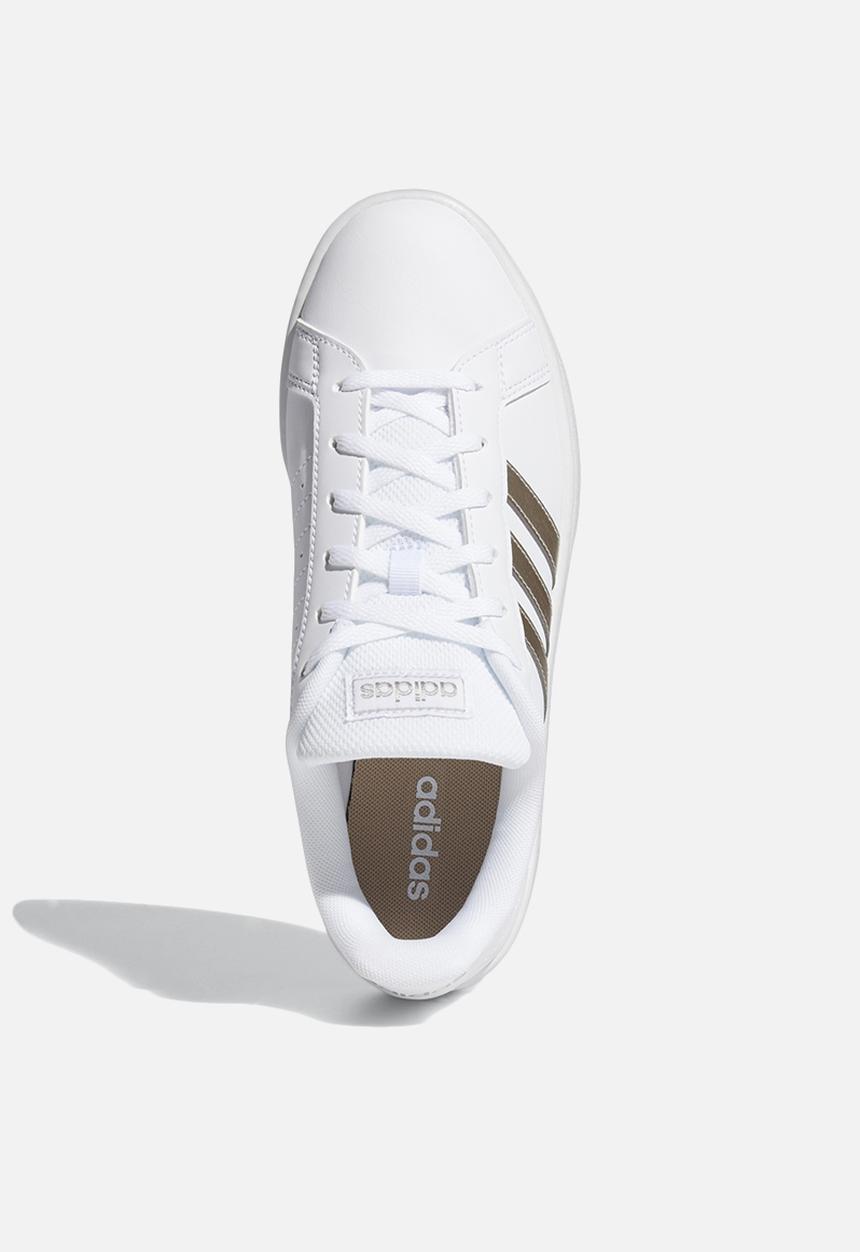 adidas Originals - Grand court base - ftwwht/plamet/ftwwht