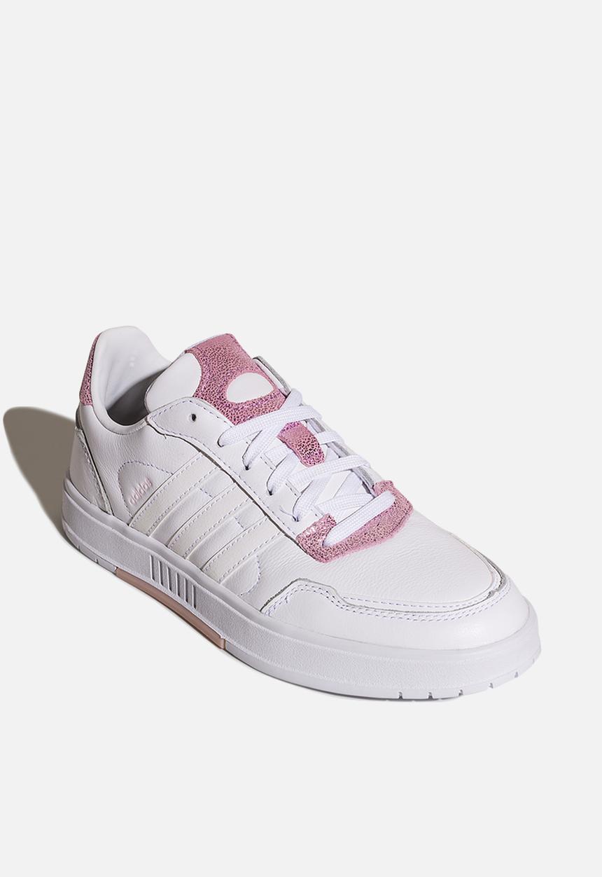 adidas Originals - Courtmaster - ftwwht/ftwwht/clpink