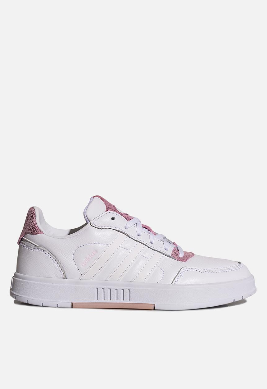 adidas Originals - Courtmaster - ftwwht/ftwwht/clpink