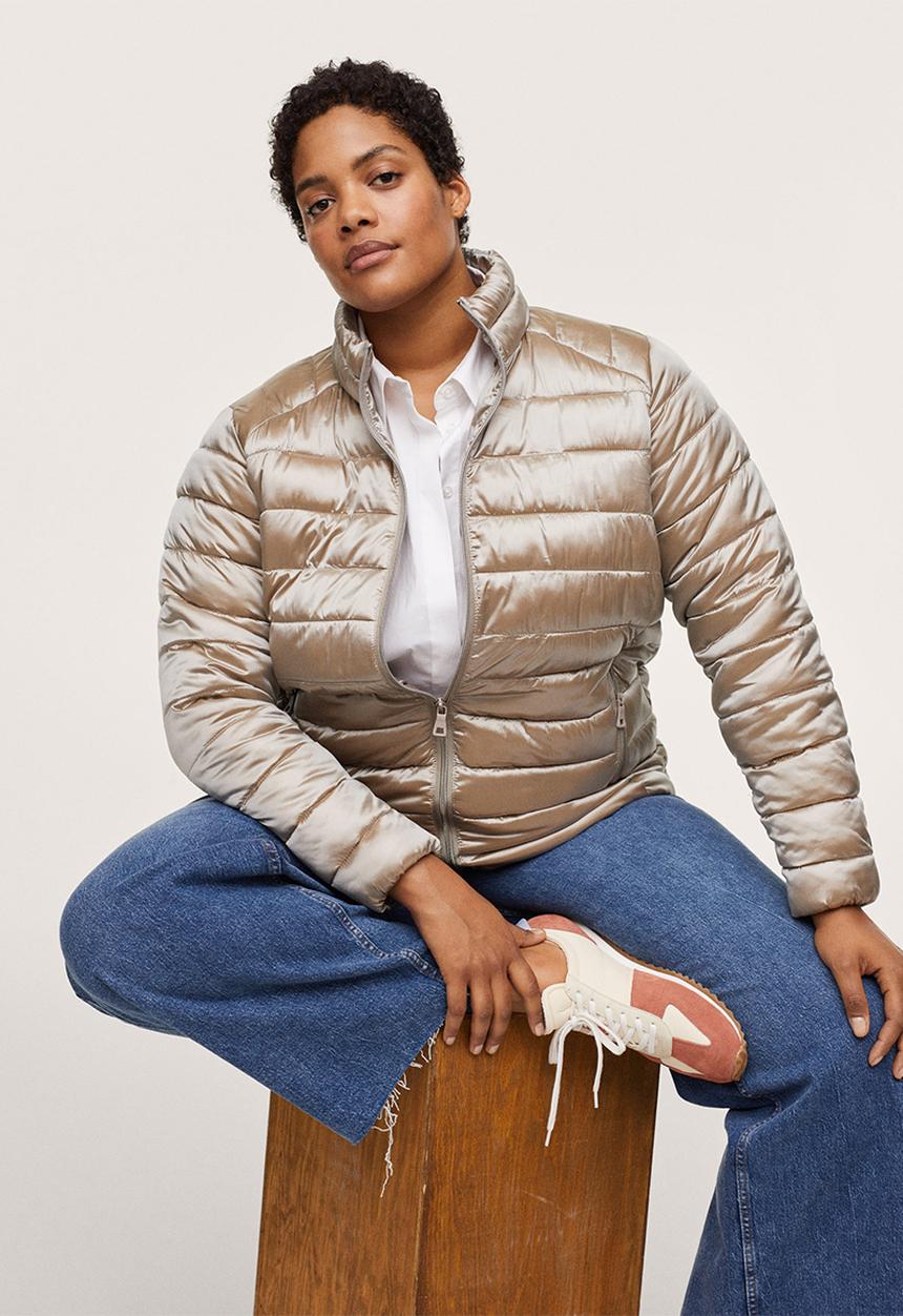 MANGO - Plus anorak seller1 - rust/copper