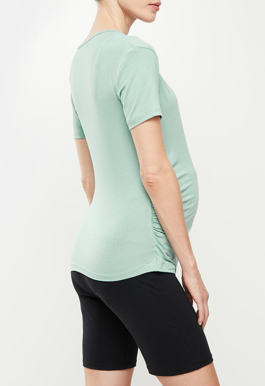 Superbalist - Wrap top short sleeve tee - sage