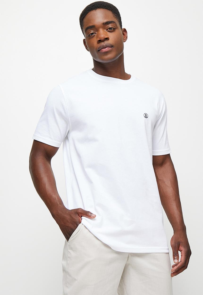 Lark & Crosse - 5-pack leo organic crew neck tee w/ chest embroidery - multi
