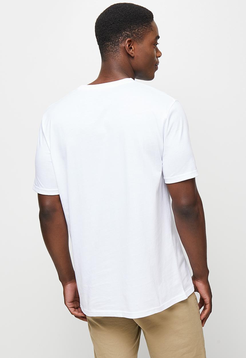 Lark & Crosse - 2-pack leo organic crew neck tee w/ chest embroidery - white