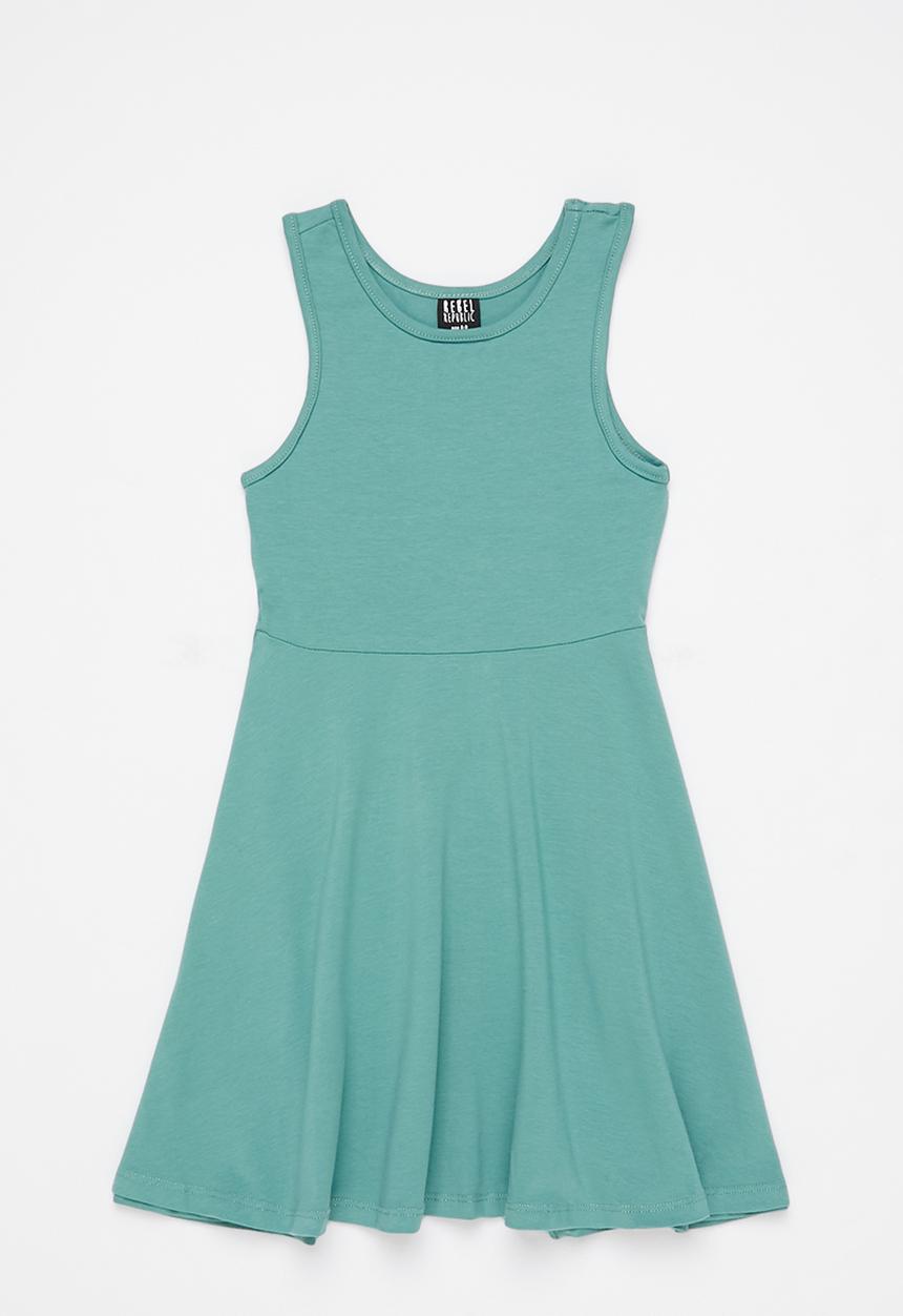 Rebel Republic - 2 pack skater dress - blue &  pink
