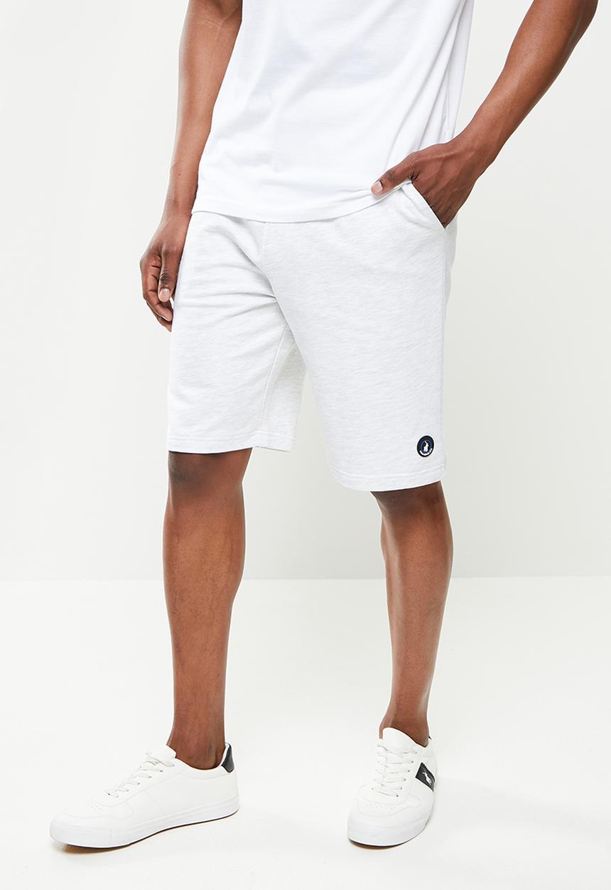 POLO - Rowan sweat shorts - lt grey melange