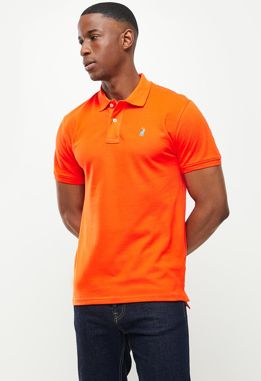 POLO - Carter pique short sleeve golfer - orange