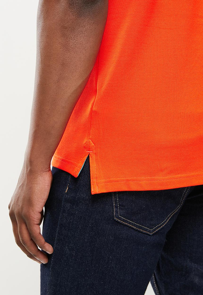 POLO - Carter pique short sleeve golfer - orange