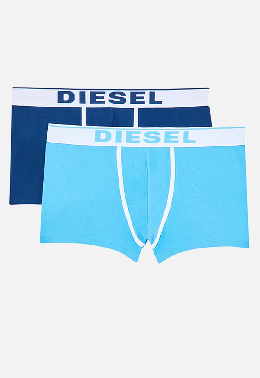 Diesel  - Umbx-damien two pack boxer briefs - navy/blue