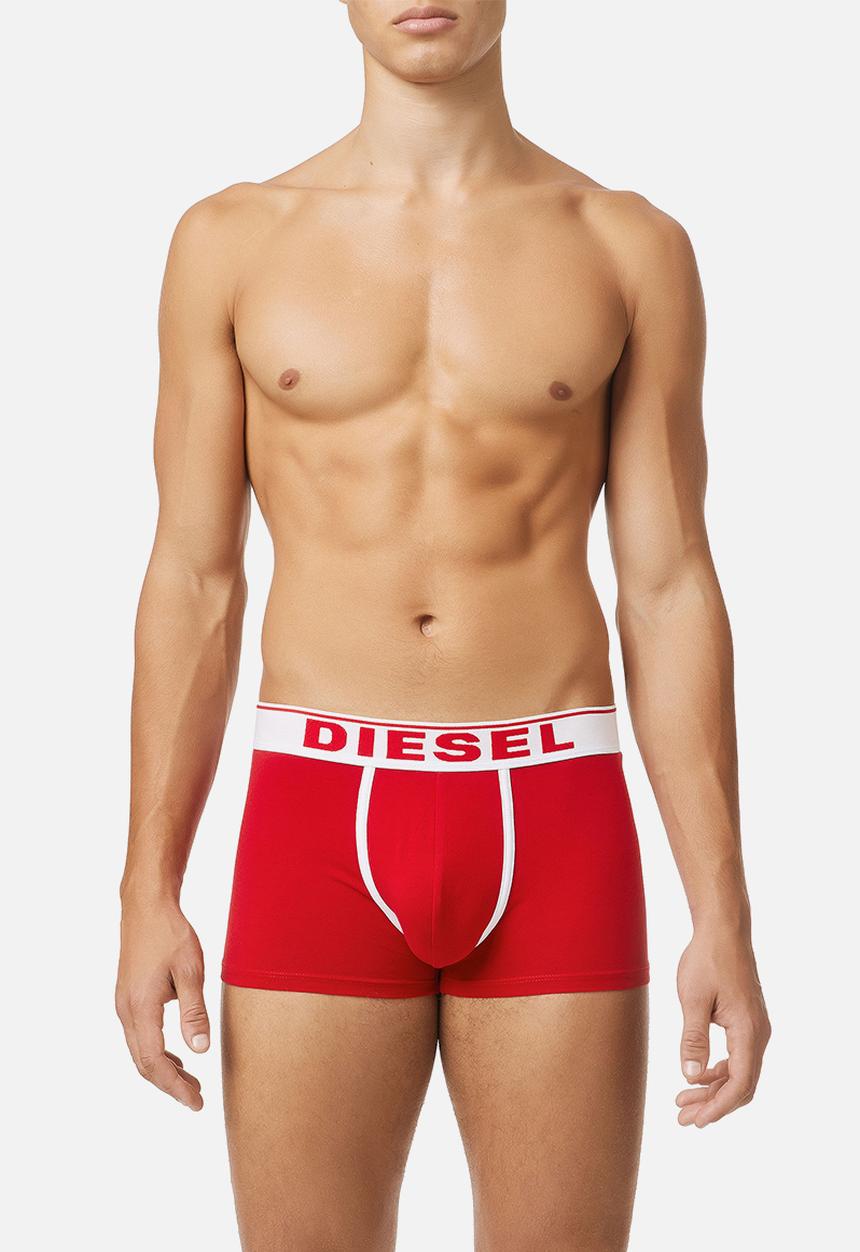 Diesel  - Umbx-damien two pack boxer briefs - navy/red