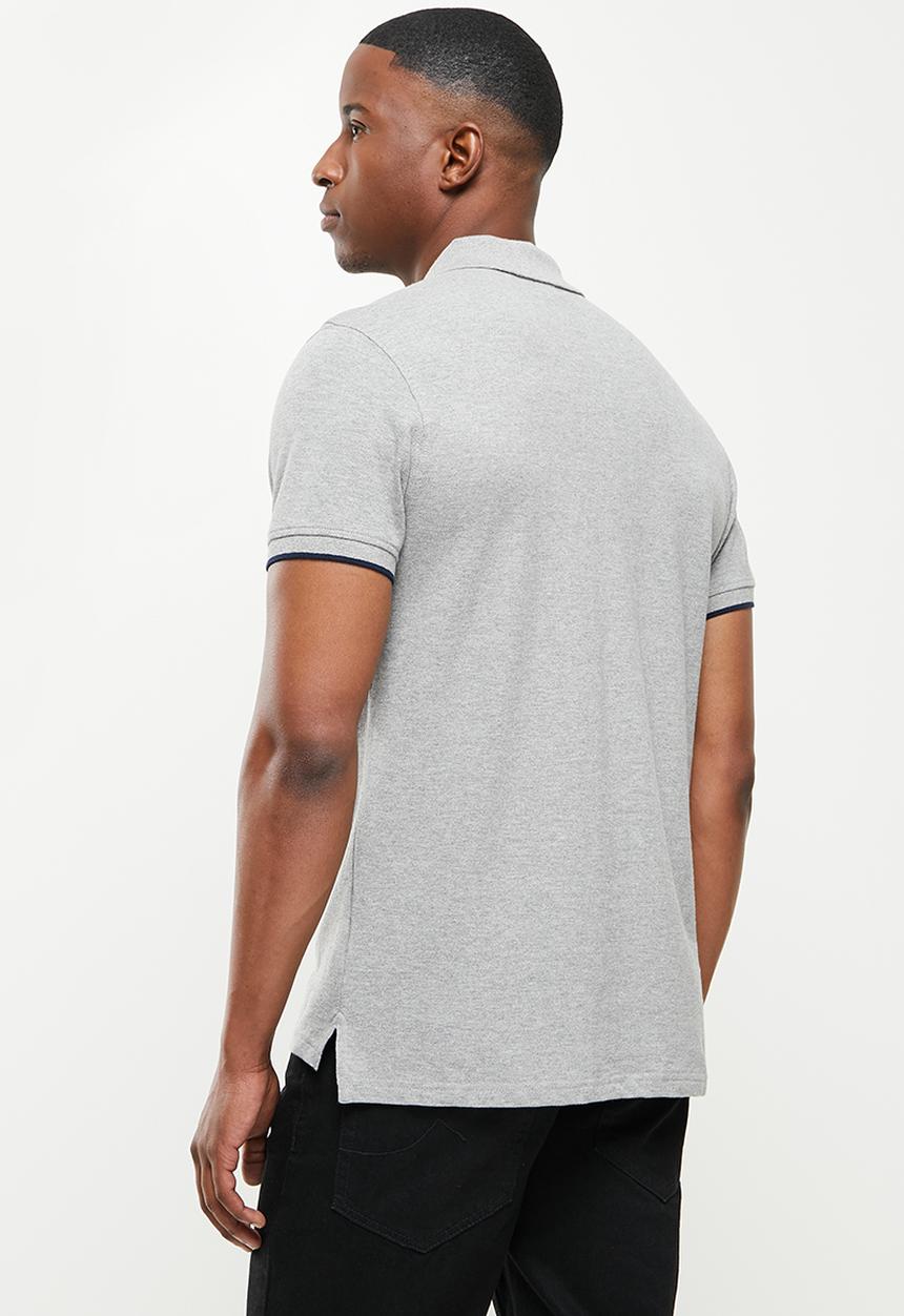 POLO - Rafe big pony ss golfer - grey melange
