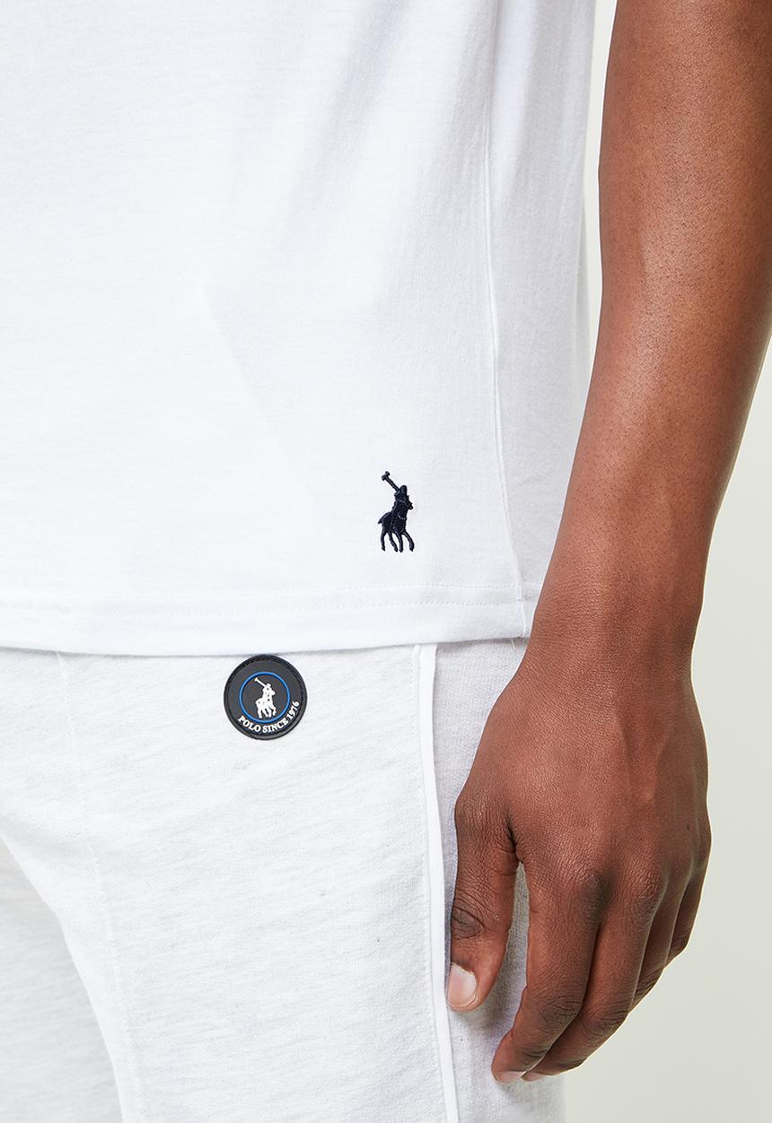 POLO - Hugh short sleeve tee - white