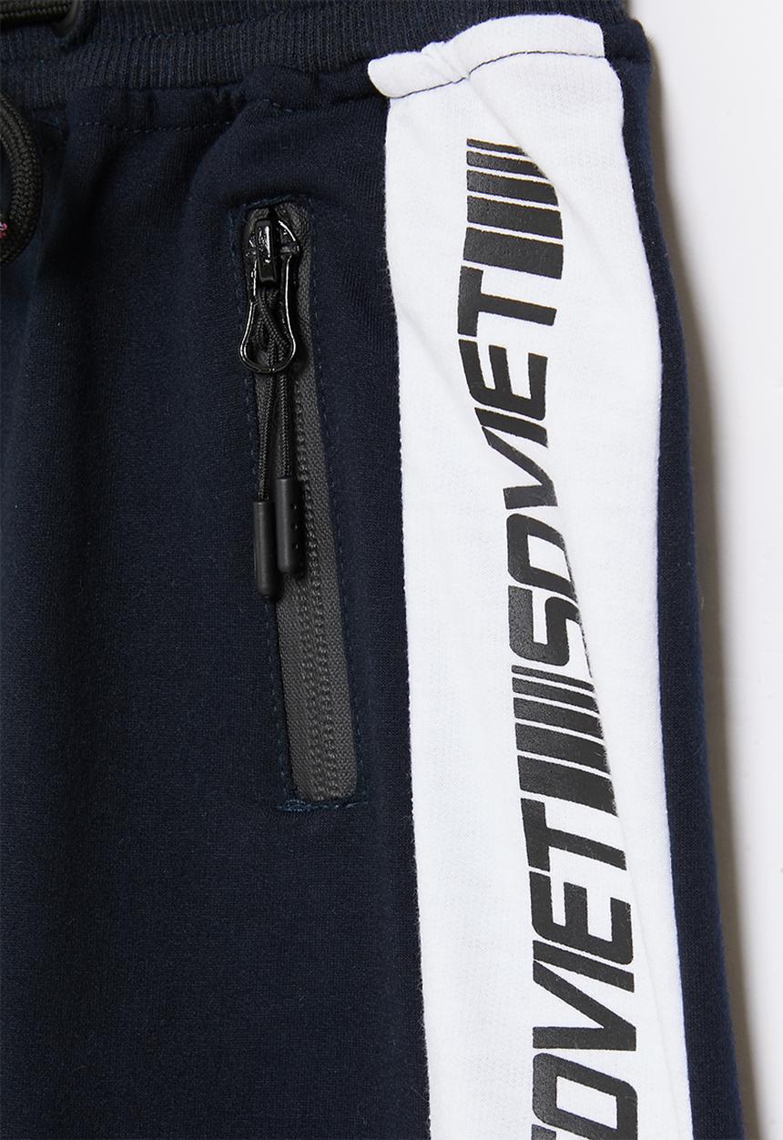 SOVIET - B loki track shorts - navy