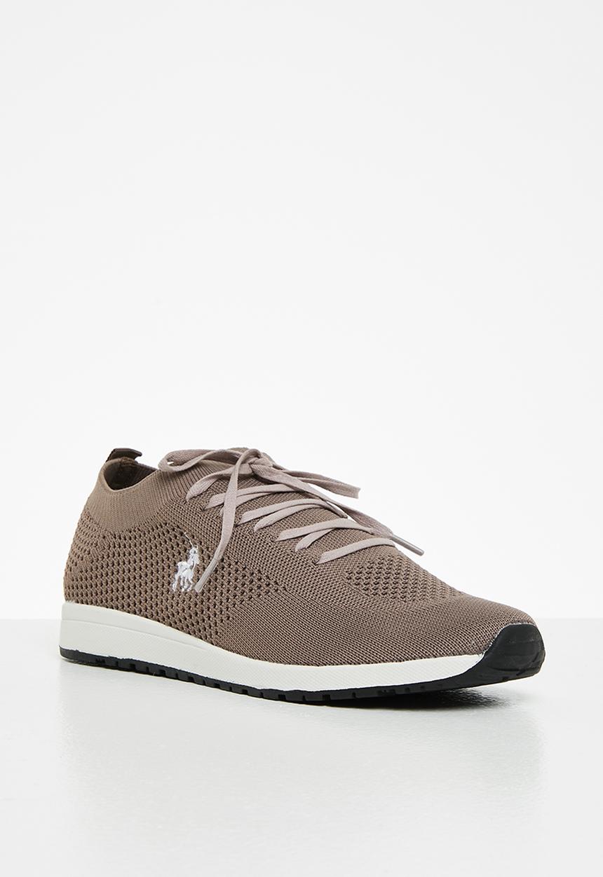 POLO - Gemma athleisure knit sneaker - dark stone