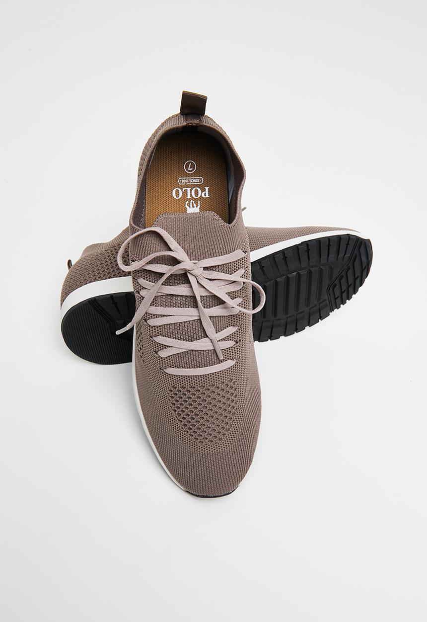 POLO - Gemma athleisure knit sneaker - dark stone