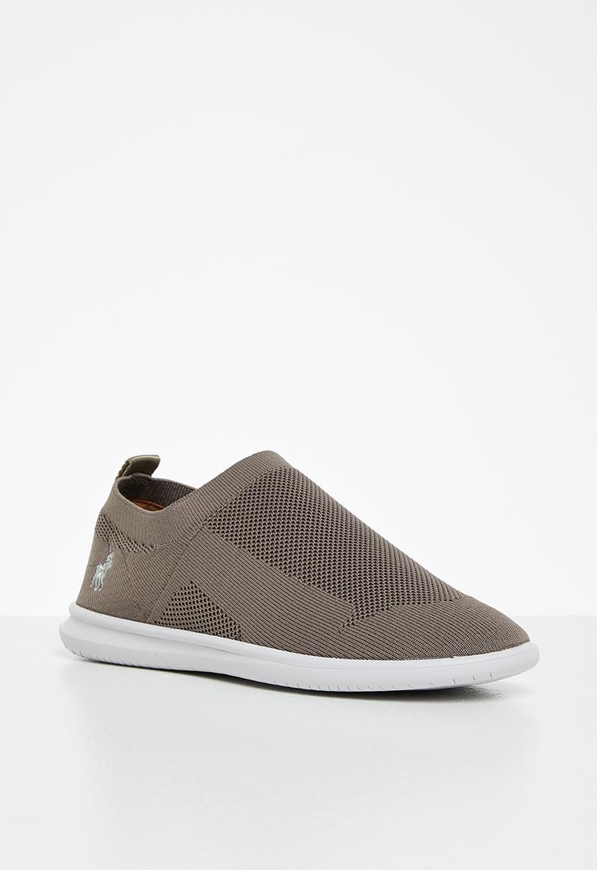 POLO - Ivy athleisure slip on knit sneaker - stone