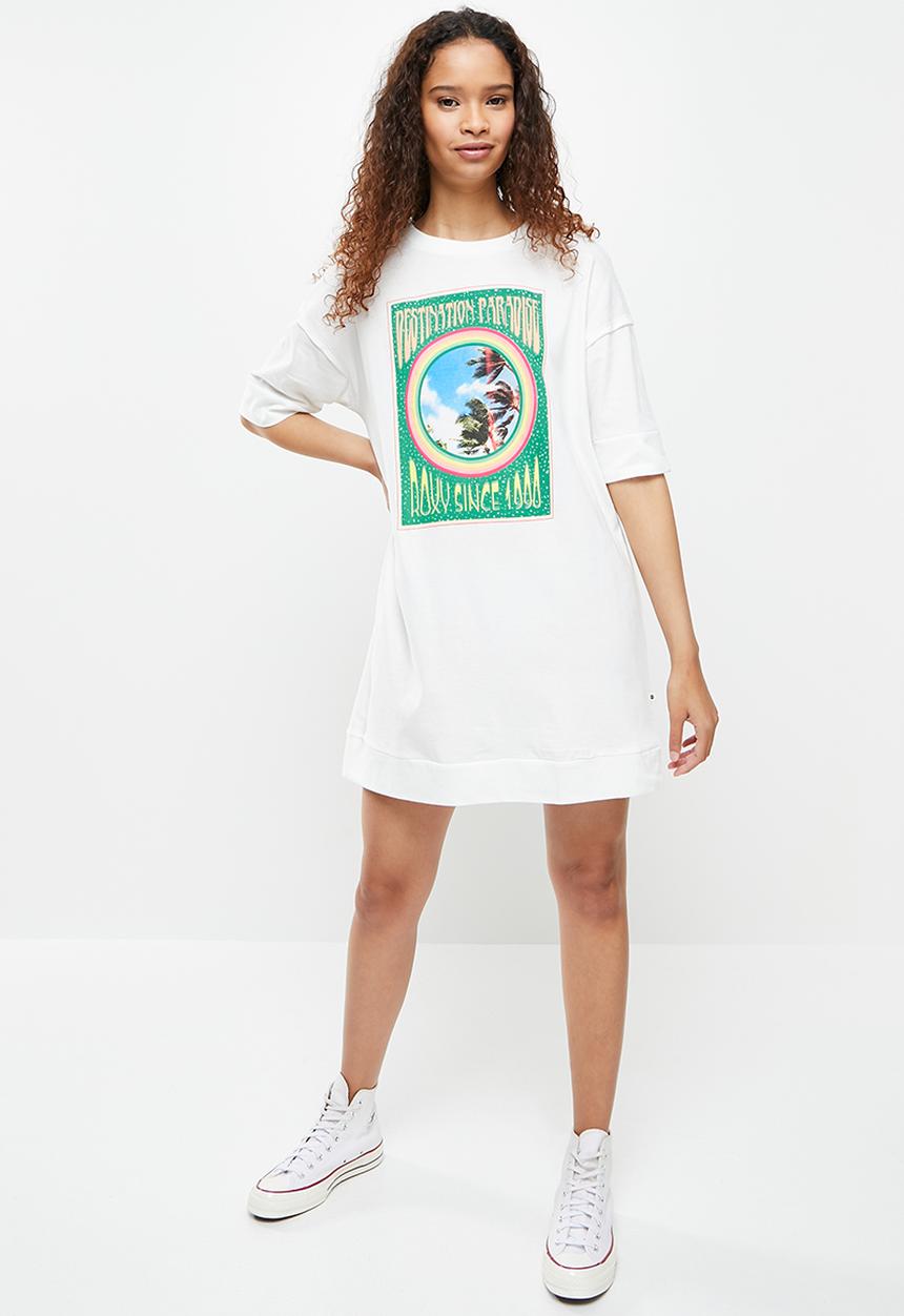 Roxy - Macrame hour tee - snow white