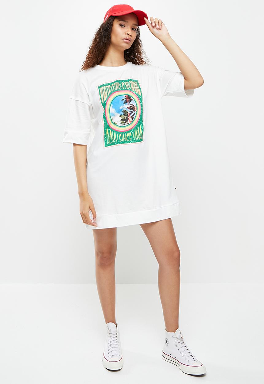Roxy - Macrame hour tee - snow white