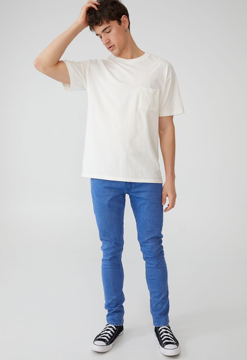 Cotton On - Super skinny jean - optic blue