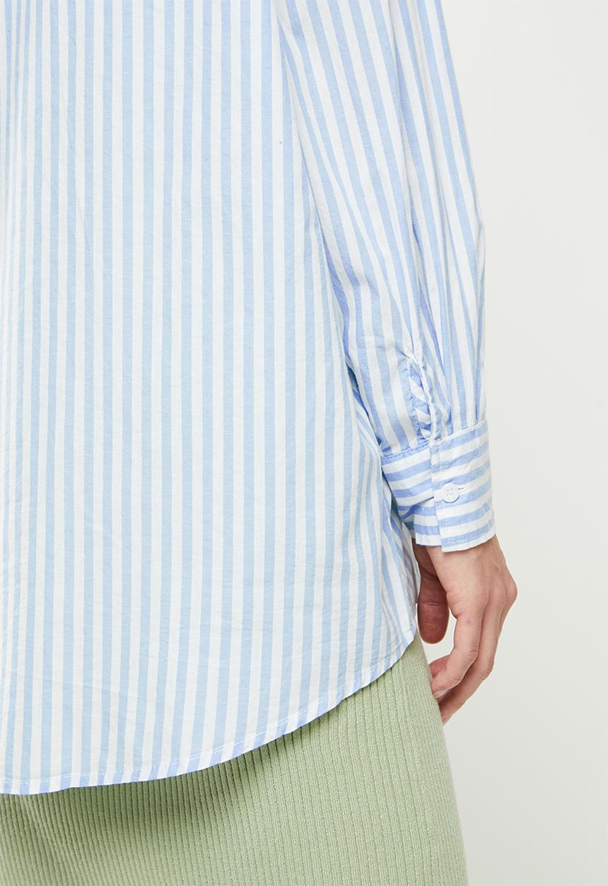 Cotton On - Maternity dad shirt - hayley stripe belle blue