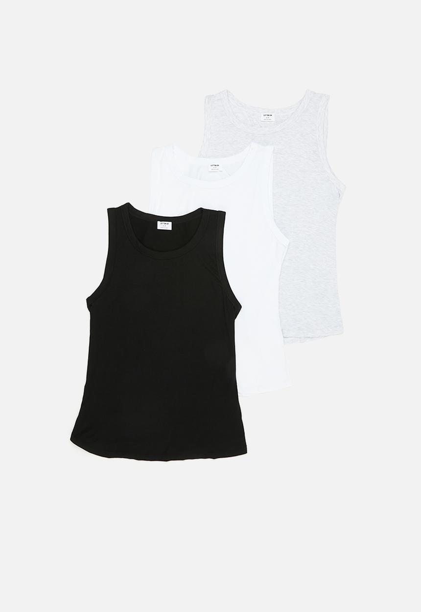 Cotton On - Maternity everyday girlfriend tank 3 pack - multi