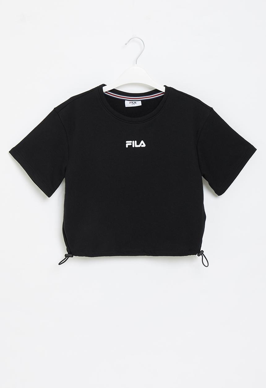 FILA - Noose alex pull crop top - black