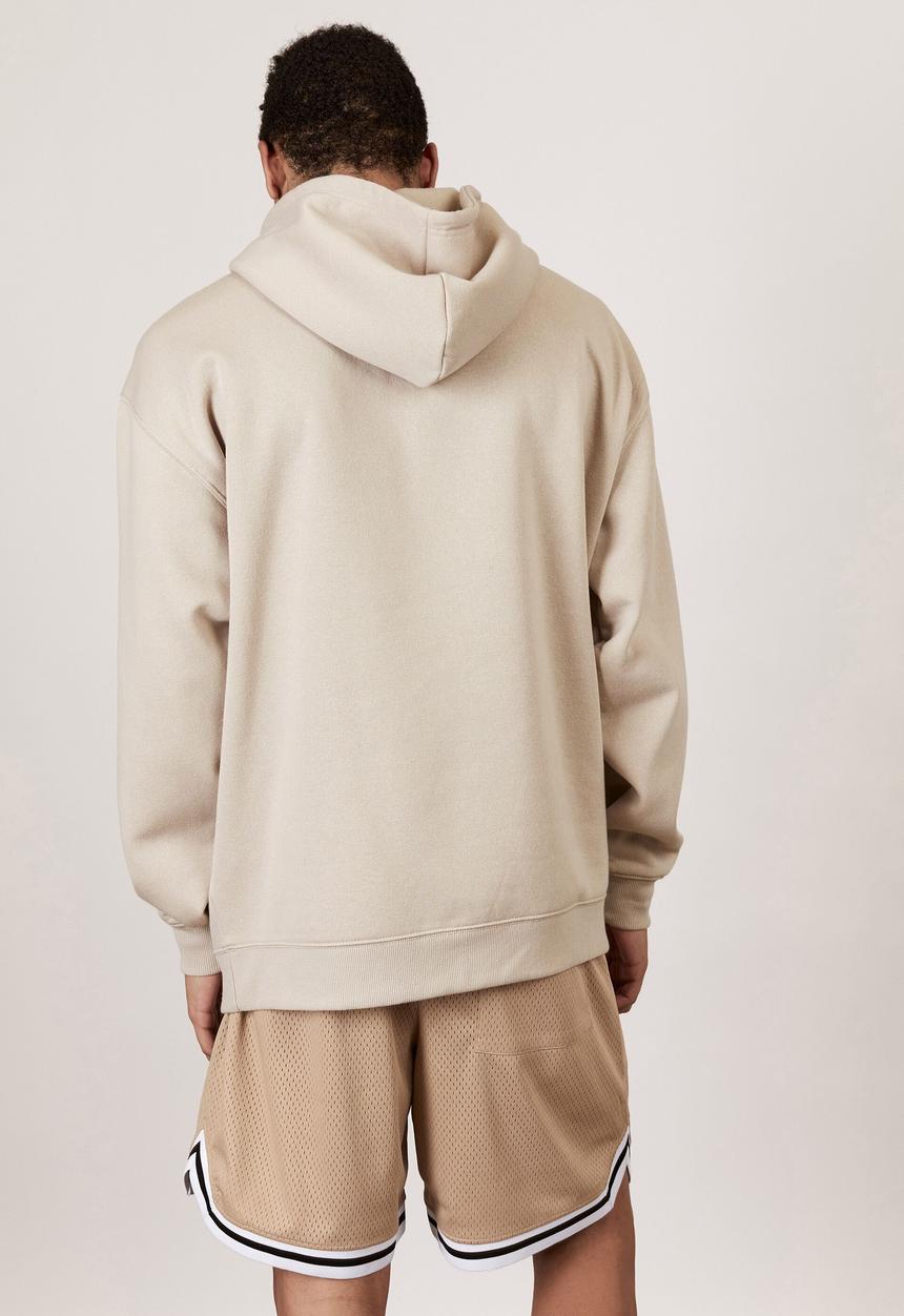 Factorie - Oversized graphic hoodie - beige
