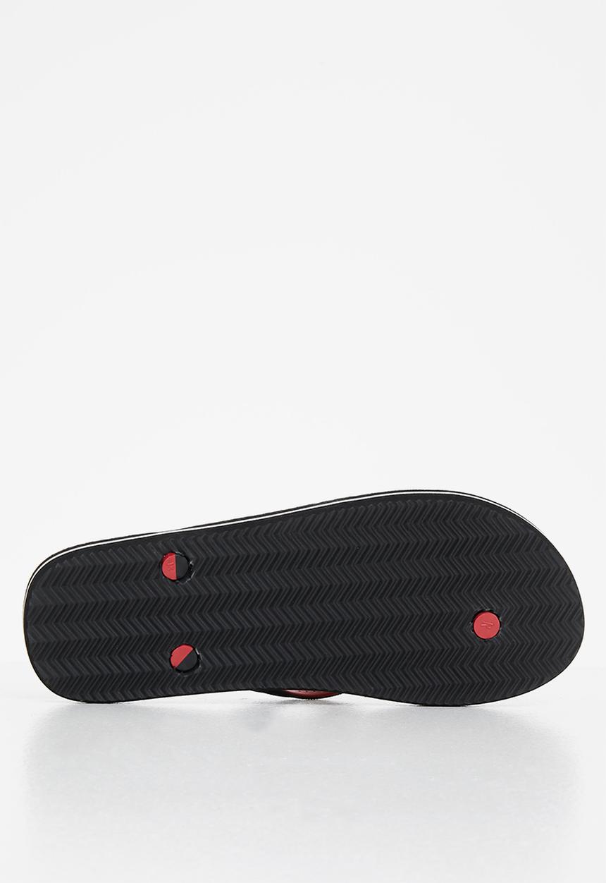 FILA - Surf thong - black/chinese red/white