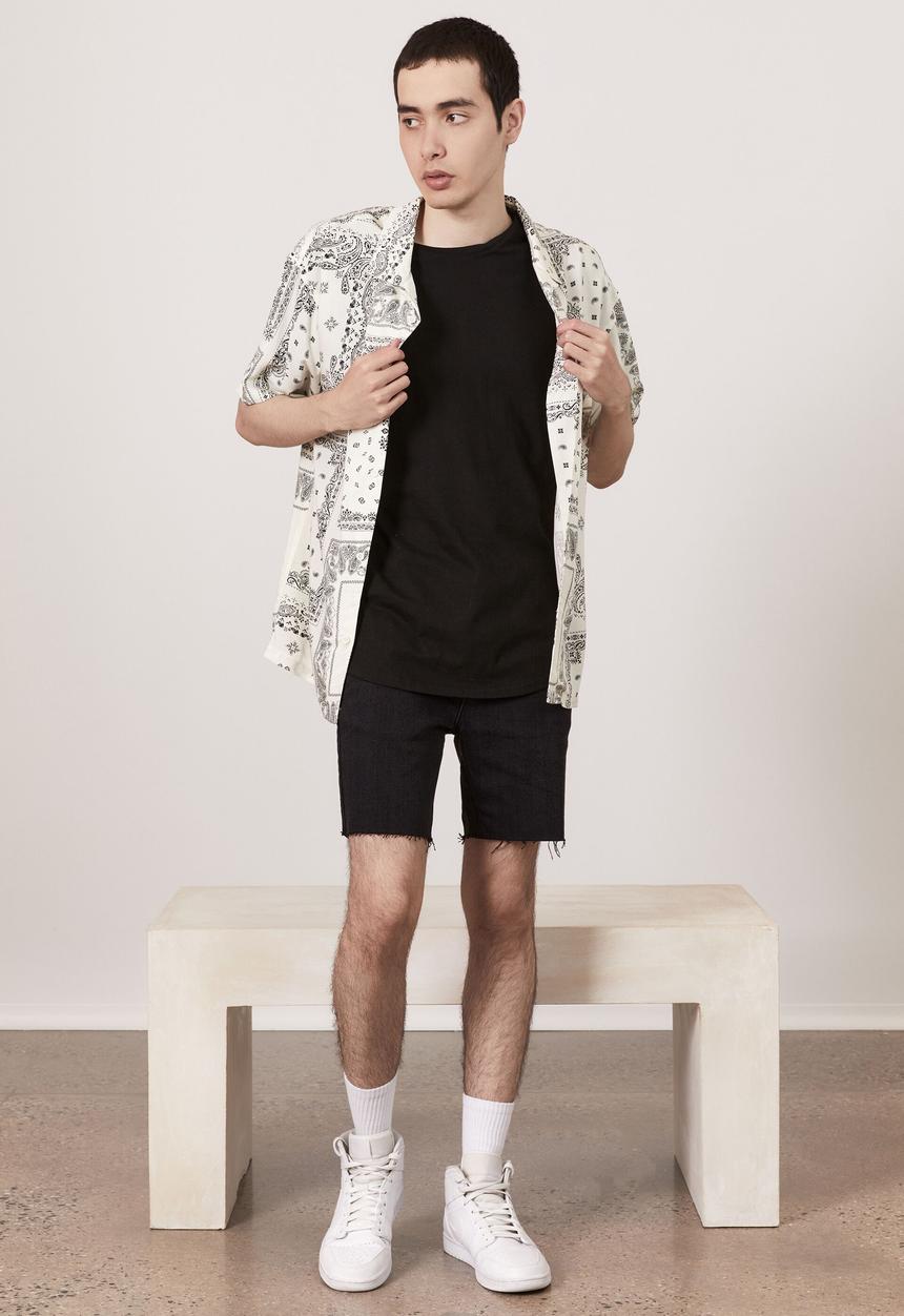 Factorie - Resort shirt - off white bandana