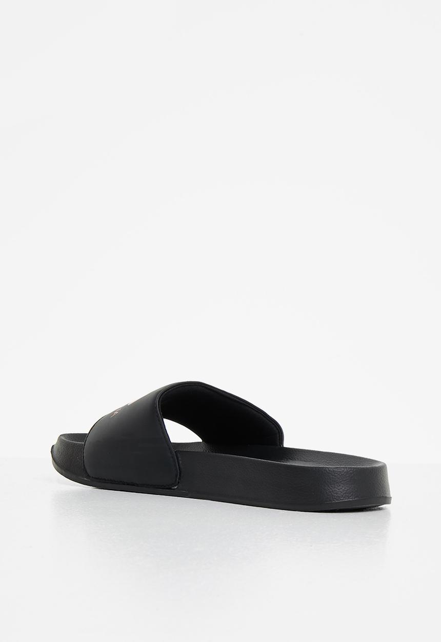FILA - Biela slide - black