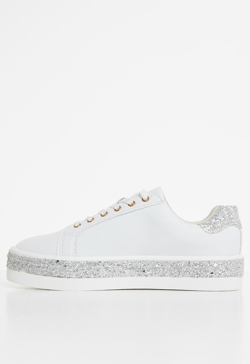Tom Tom - Bebe glitz sneaker - white