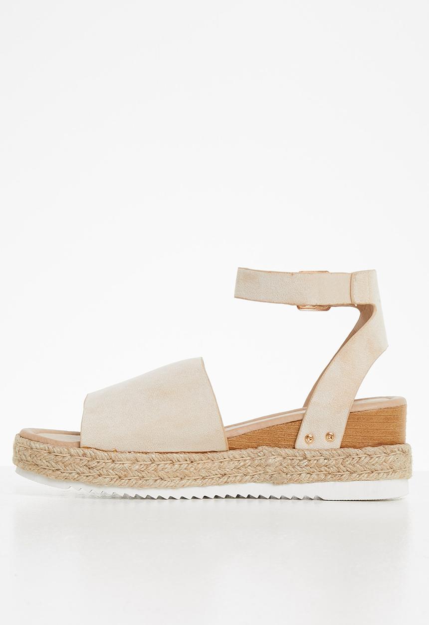 Miss Black - Steffi1 espadrille wedge - neutral